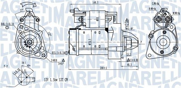 MAGNETI MARELLI Starter 063721527010